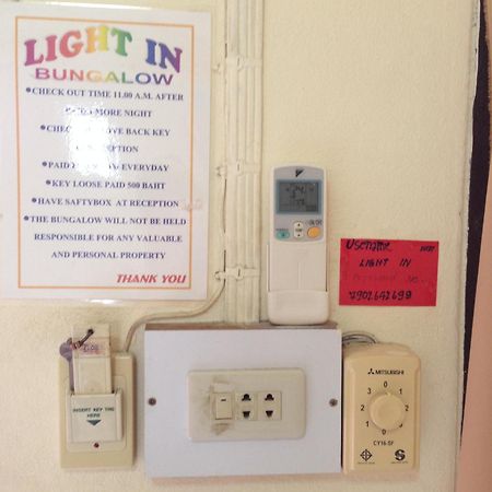 Light In Bungalow Haad Rin Rum bild